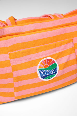 karavan clothing fashion spring summer 26 nai weekendwear collection luisa beach bag pink orange
