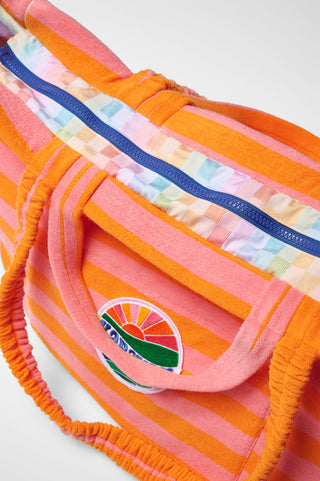 karavan clothing fashion spring summer 26 nai weekendwear collection luisa beach bag pink orange