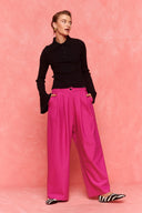 karavan fall winter 26' collection mercer trousers fuchsia