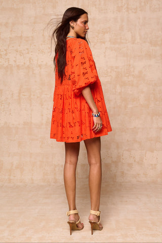 karavan clothing fashion krvn spring summer 26 nai collection lupita mini dress orange