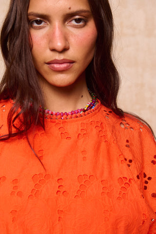 karavan clothing fashion krvn spring summer 26 nai collection lupita mini dress orange