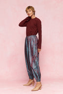 karavan fall winter 26' collection eda longsleeve tee bordeaux brown