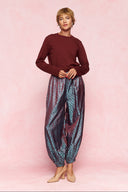 karavan fall winter 26' collection eda longsleeve tee bordeaux brown