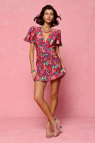 karavan clothing fashion spring summer 26 nai collection maeve mini dress purple aqua floral
