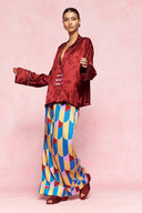 karavan loungewear planet fall winter 26' collection mafalda trousers multicolor