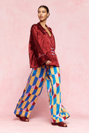 karavan loungewear planet fall winter 26' collection mafalda trousers multicolor
