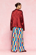 karavan loungewear planet fall winter 26' collection mafalda trousers multicolor