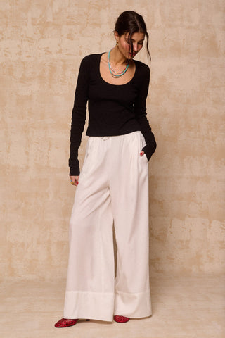 karavan clothing fashion spring summer 26 nai collection pamela trousers white