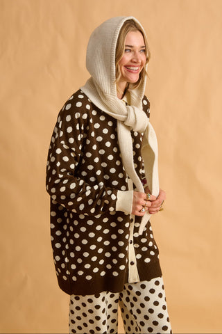 karavan clothing fashion fall winter 25 homecoming krvn collection kylie balaclava ivory