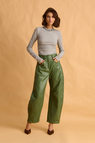 karavan clothing fashion fall winter 25 homecoming krvn collection daisy top grey