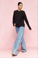 karavan fall winter 26' collection eda longsleeve tee black white