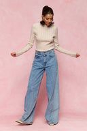 karavan fall winter 26' collection gabby knitted top ivory