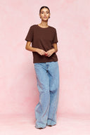 karavan fall winter 26' collection helia tee set bordeaux brown