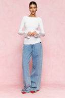 karavan fall winter 26' collection jaden top white