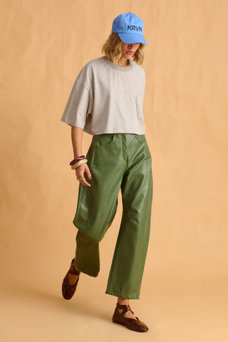 karavan clothing fashion fall winter 25 homecoming krvn collection mara crop top grey