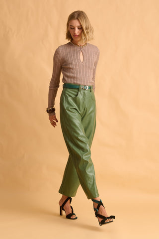 karavan clothing fashion fall winter 25 homecoming krvn collection marcy trousers green