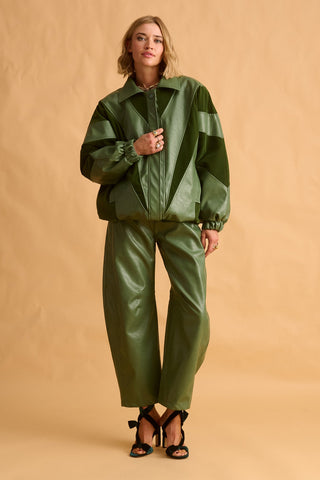 karavan clothing fashion fall winter 25 homecoming krvn collection marcy trousers green