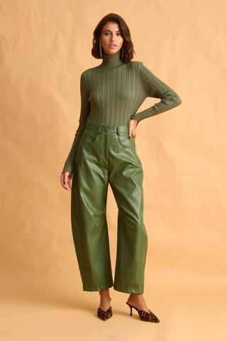 karavan clothing fashion fall winter 25 homecoming krvn collection velma knitted top khaki