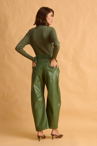 karavan clothing fashion fall winter 25 homecoming krvn collection velma knitted top khaki