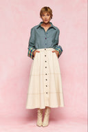 karavan fall winter 26' collection pietra skirt ivory