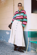 karavan fall winter 26' collection pietra skirt ivory