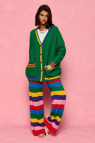 karavan clothing fashion spring summer 26 nai collection marianne knitted gardigan green