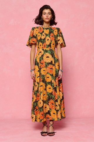 karavan clothing fashion spring summer 26 nai collection marisol dress sunflower yellow
