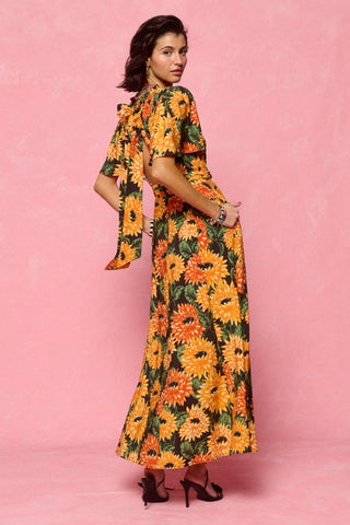 karavan clothing fashion spring summer 26 nai collection marisol dress sunflower yellow