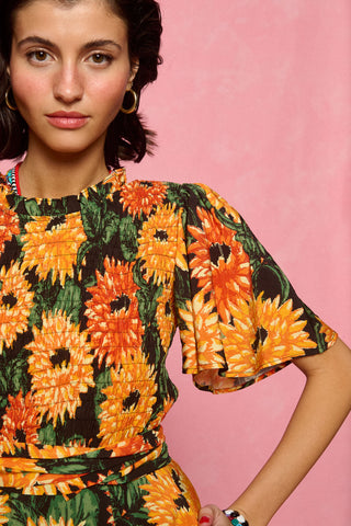 karavan clothing fashion spring summer 26 nai collection marisol dress sunflower yellow