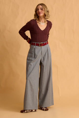 karavan clothing fashion fall winter 25 homecoming krvn collection martha trousers grey