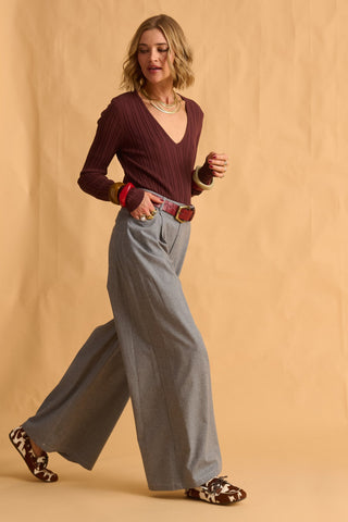 karavan clothing fashion fall winter 25 homecoming krvn collection martha trousers grey