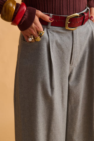 karavan clothing fashion fall winter 25 homecoming krvn collection martha trousers grey