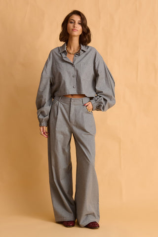 karavan clothing fashion fall winter 25 homecoming krvn collection martha trousers grey