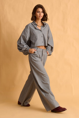 karavan clothing fashion fall winter 25 homecoming krvn collection martha trousers grey