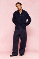 karavan men fall winter 26' collection angelo shirt navy blue