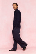 karavan men fall winter 26' collection martin trousers blue