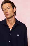 karavan men fall winter 26' collection angelo shirt navy blue