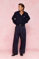 karavan men fall winter 26' collection martin trousers blue