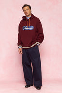 karavan men fall winter 26' collection frances hoodie bordeaux