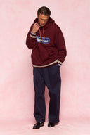 karavan men fall winter 26' collection frances hoodie bordeaux