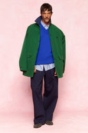 karavan men fall winter 26' collection jonathan knitted vest blue