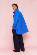 karavan men fall winter 26' collection cesar coat blue