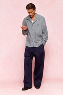 karavan men fall winter 26' collection martin trousers blue