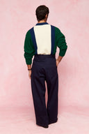 karavan men fall winter 26' collection martin trousers blue
