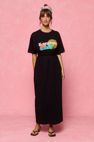 karavan clothing fashion spring summer 26 nai collection maru dress city black