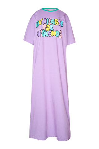 karavan clothing fashion spring summer 26 nai weekendwear collection maru dress purple