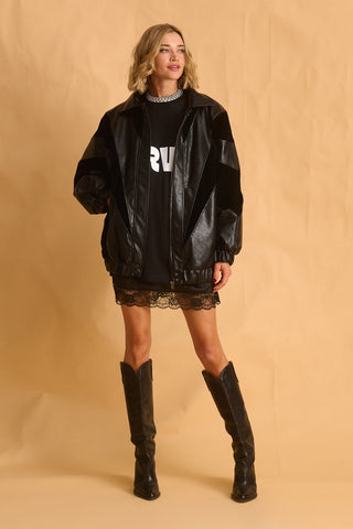 karavan clothing fashion fall winter 25 krvn homecoming collection melanie mini skirt black