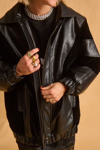 karavan clothing fashion fall winter 25 krvn homecoming collection lorraine jacket black