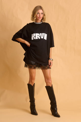 karavan clothing fashion fall winter 25 homecoming krvn collection xenia tee black