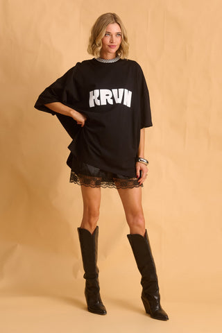 karavan clothing fashion fall winter 25 krvn homecoming collection melanie mini skirt black